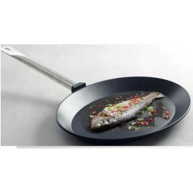  Patelnia owalna do ryb z odlewu aluminium powlekana tytanem Titanium Professional-40x27,5 cm |...