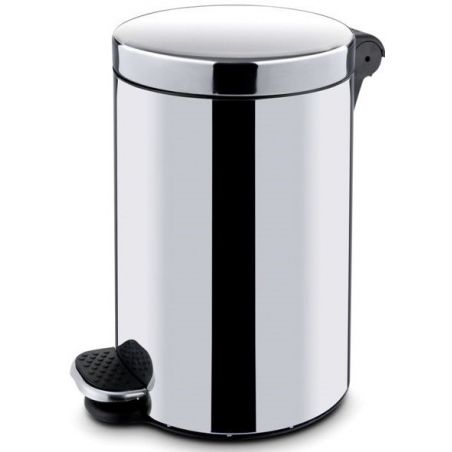 Kosz na śmieci pedałowy okrągły z wkładem 20 l, wys. 44 cm 