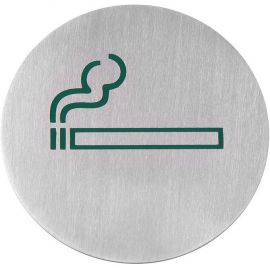 Tabliczka informacyjna samoprzylepna -miejsce przeznaczone dla palących | HENDI 663783