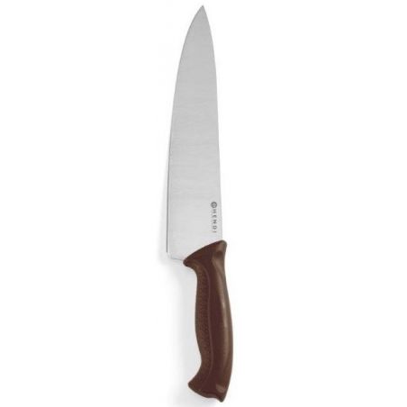 Nóż HACCP kucharski 24cm-brązowy | 842799 hendi 