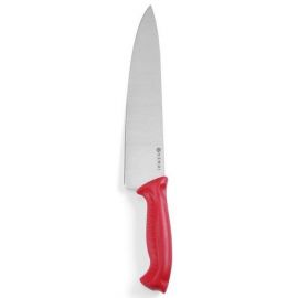 Nóż HACCP kucharski 24cm-czerwony
