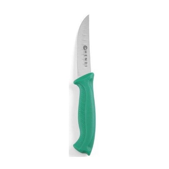 Nóż HACCP do obierania 9cm-zielony 