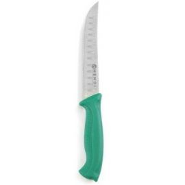 Nóż HACCP uniwersalny 13cm-zielony