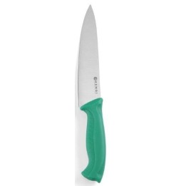 Nóż kucharski HACCP - 180 mm, zielony