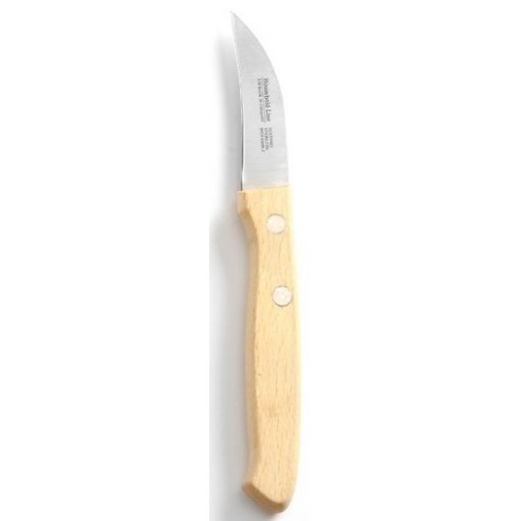 Nożyk do obierania z drewnianą rączką-16,5cm 