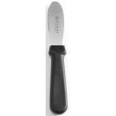Nóż do smarowania ząbkowany, czarny, (L)210mm  | 855768 hendi