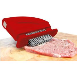 Maszynka do zmiękczania mięsa Profi Line, o wym. 150x42x118 mm, 51 ostrzy, czerwona