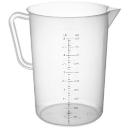 Miarka polipropylenowa podziałką 5 l