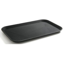 Taca do serwowania, z polipropylenu, antypoślizgowa, prostokątna, GN1/1 530x325 mm, czarna