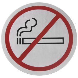 Tabliczka na drzwi, samoprzylepna duża-zakaz palenia