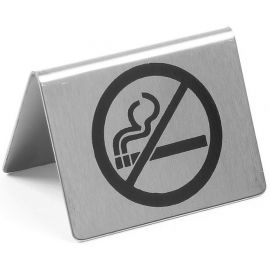 Tabliczka informacyjna, stojąca-zakaz palenia, 52x40 mm