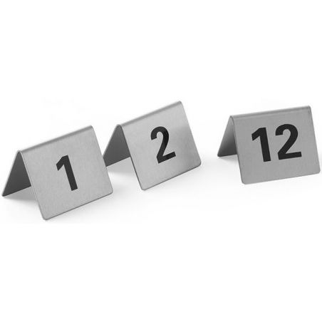 Zestaw tabliczek informacyjnych stojących-numer od 1 do 12-zestaw 12 szt. 