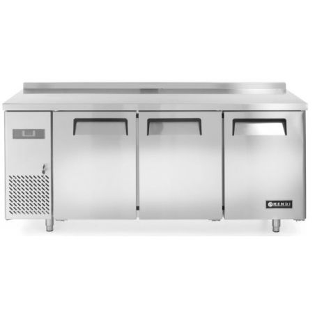 Stół chłodniczy 3 drzwi, z agregatem bocznym, o wym. 1800x600x850 mm 