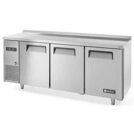 Stół chłodniczy 3 drzwi, z agregatem bocznym, o wym. 1800x600x850 mm 