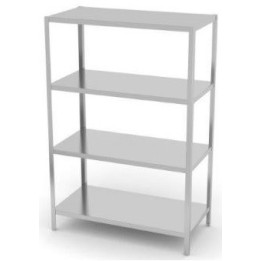 Regał magazynowy 4 półki pełne - skręcany 812549