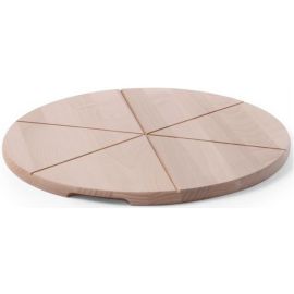 Deska pod pizzę drewniana-śr. 450 mm, dzielona na 6