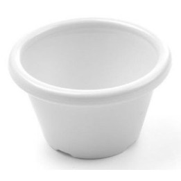 Miseczka ramekin z melaminy 60x60x(H)35 mm, kremowa-zestaw 12 szt. | 565612 HENDI