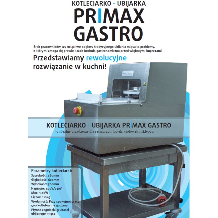 Kotleciarka PRIMAX, prasa do mięs
