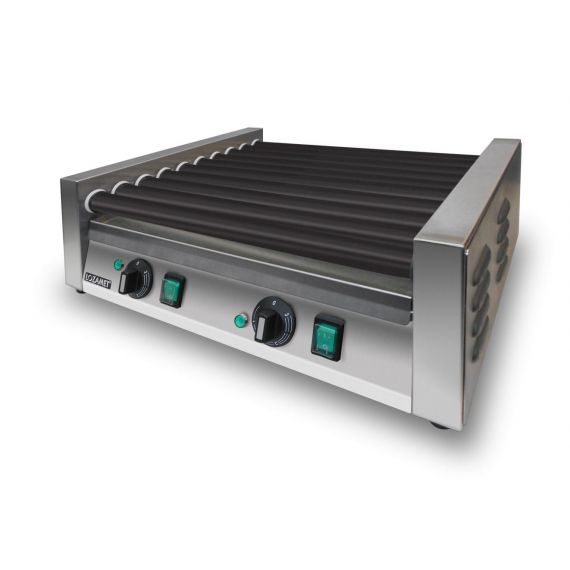 Grill 10-rolkowy elektryczny 2- strefy grzewcze 4 + 6 | GR2A10T LOZAMET 