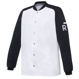 Bluza biało-czarna, długi rękaw rozmiar od XS do XXXL VINTAGE - ROBUR | U-VT-BLS TOM-GAST