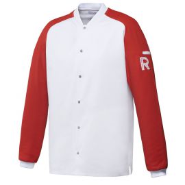 Bluza biało-czerwona, długi rękaw rozmiar od XS do XXXL  VINTAGE - ROBUR| U-VT-RLS TOM-GAST