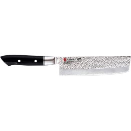 Nóż Nakiri kuty VG10 HM dł. 17 cm  młotkowany