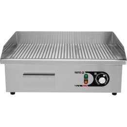 ELEKTRYCZNA PŁYTA GRILLOWA RYFLOWANA 55CM | YG-04587 YATO