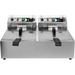 FRYTOWNICA PODWÓJNA 2 x 6L   , 2 x3,3kW | YG-04622 YATO