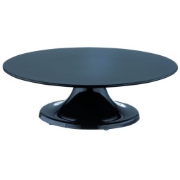 Patera z melaminy śr. 32 cm czarna