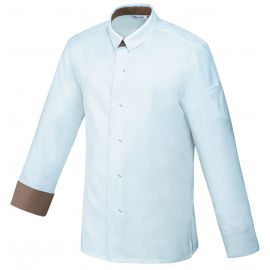 Bluza biała, długi rekaw rozmiar od  XS do XXXL VEGO - ROBUR | U-VG-WLS TOM-GAST