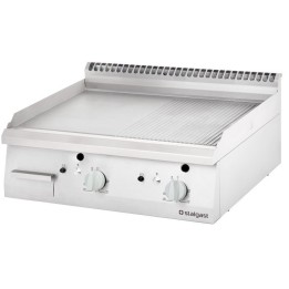 płyta grillowa gazowa, gładka, 13 kW, G20 | 9731110 STALGAST