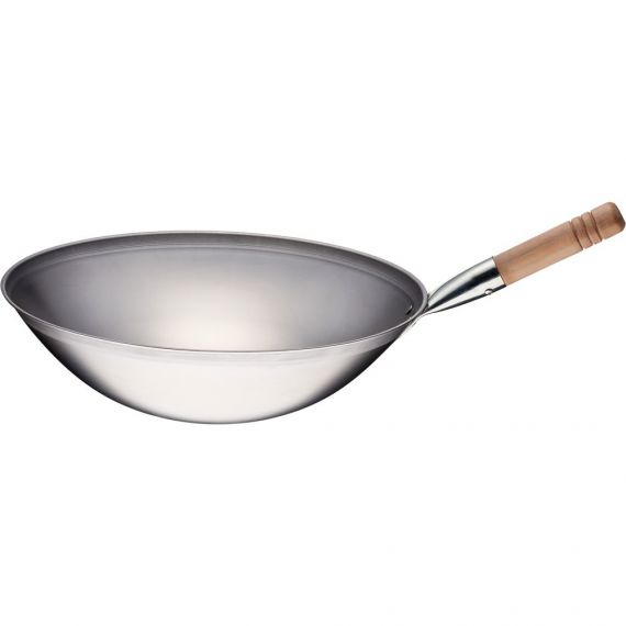patelnia wok, stal satynowana, Ø 400 mm | 037400 STALGAST 