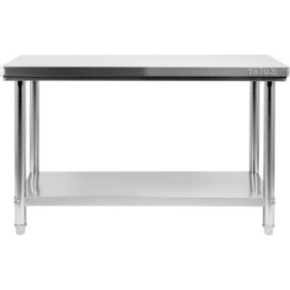STÓŁ 1500×600×H850MM CENTRALNY SKŁADANY Z PÓŁKĄ  |YG-09004 YATO