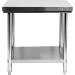 STÓŁ 800×700×H850MM CENTRALNY SKŁADANY Z PÓŁKĄ |YG-09006 YATO