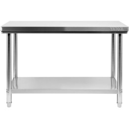 STÓŁ 1400×700×H850MM CENTRALNY SKŁADANY Z PÓŁKĄ |YG-09012 YATO
