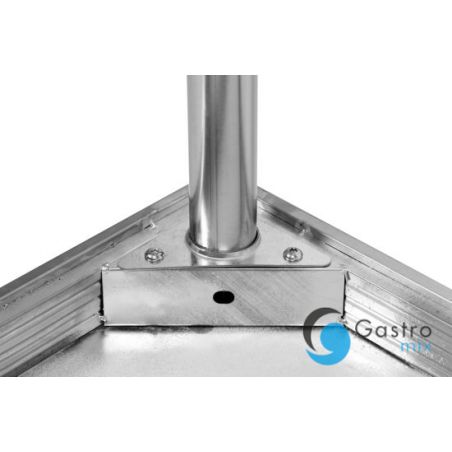 STÓŁ 1600x600xH850 RANT 100MM SKŁADANY PRZYŚCIENNY Z PÓŁKĄ |YG-09025 YATO 