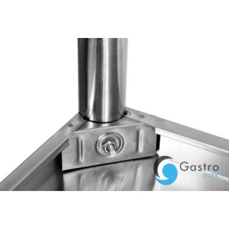 STÓŁ 1600x600xH850 RANT 100MM SKŁADANY PRZYŚCIENNY Z PÓŁKĄ |YG-09025 YATO 