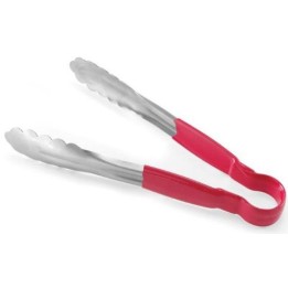 Szczypce do serwowania HACCP 250 mm czerwone  | 171837 HENDI