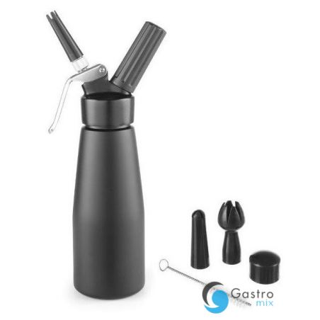 Syfon do bitej śmietany Kitchen Line czarny | 588420 HENDI 