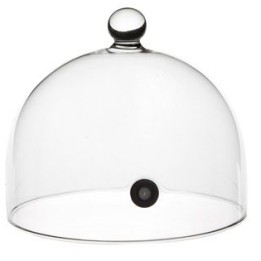 Pokrywa szklana z korkiem do wędzenia  śr.19 cm | C1-1015-6 TOM-GAST