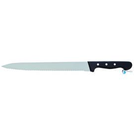 Nóż prosty - ostrze ząbkowane dł. 28 cm