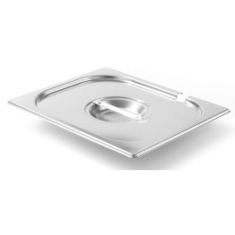 Pokrywka do GN Kitchen Line - z wycięciem na chochlę GN 1/2