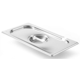 Pokrywka do GN Kitchen Line - z wycięciem na chochlę GN 1/3