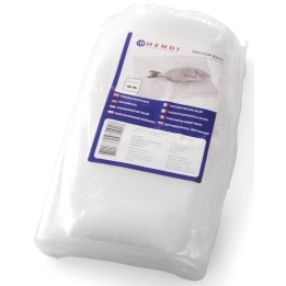 Worki moletowane  300x400mm 100 szt., do gotowania sous vide, do pakowarek listwowych i komorowych| 971413 HENDI