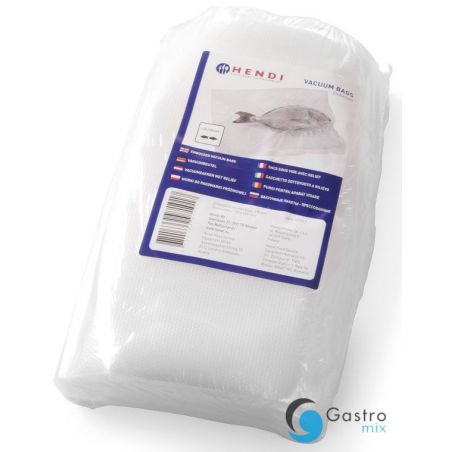 Worki moletowane 150x400 mm, opakowanie 100 szt.  do gotowania do pakowarki próżniowej| 971420 hendi 