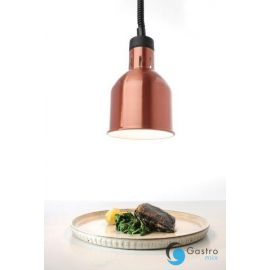 Lampa do podgrzewania potraw-wisząca, cylindryczna, średnica 175x(H)250 mm, miedziana