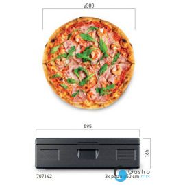  Pojemnik termoizolacyjny Profi Line do pizzy 595x595x(H)165 mm   | 707142 HENDI
