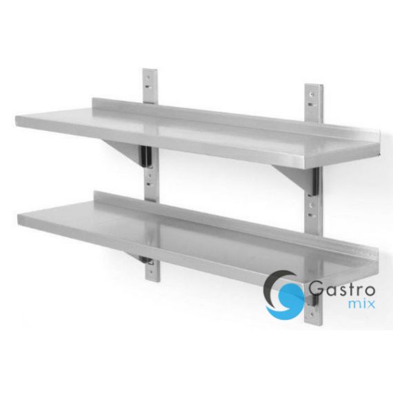 Półka wisząca podwójna-przestawna, o wym. 1200x300x(H)600 mm 