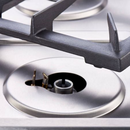 kuchnia gazowa z piekarnikiem elektrycznym, 4-palnikowa, P 20.5+7 kW, U G30 