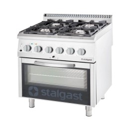 kuchnia gazowa z piekarnikiem elektrycznym, 4-palnikowa, P 22.5+7 kW, U G30